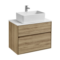 Тумба с раковиной Aquaton Либерти 75 1A2795K1LY010