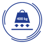 Максимально допустимая нагрузка 400 кг