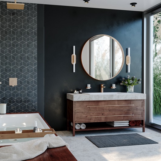 Смеситель для раковины с донным клапаном Push-Open Hansgrohe Metropol 32507140 шлифованная бронза