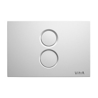 Кнопка смыва Vitra Twin белый глянец 748-0200