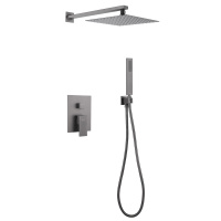 Душевой комплект ABBER Daheim AF8219NG скрытого монтажа без излива, никель