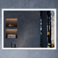 Зеркало Vincea VLM-3VN100-2 (100х80) c сенсорным выключателем и диммером, антизапотевание