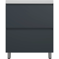 Тумба напольная без раковины 70 см Style Line Манхэттен ЛС-00002375 графит матовый