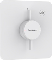 Смеситель для душа Hansgrohe DuoTurn Q 75614700 матовый белый