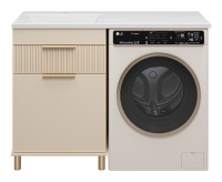 Тумба с раковиной под стиральную машину Brevita Enfida УТ000024651