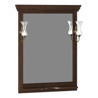 Зеркало Opadiris Риспекто 80 00-00007061  орех антикварный, с выключателем