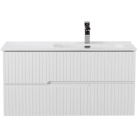 Тумба под раковину Cezares DUET-N-1000-2C-SO-BL-R Bianco Lucido