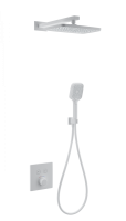 Душевая система с термостатом встраиваемая WONZON & WOGHAND, белый матовый WW-D2017-B-MW