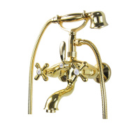 Смеситель для ванны Webert Armony AM720201010(153), золото Смеситель для ванны Webert Armony AM720201010(153), золото