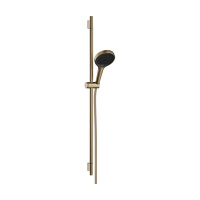 Душевой гарнитур Hansgrohe Rainfinity 130 3jet Designflex EcoSmart 28744140 шлифованная бронза