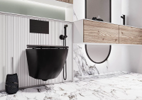 Унитаз подвесной безободковый Veconi Moro VMO-48TB с сиденьем микролифт, торнадо