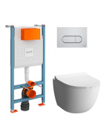Комплект унитаза с инсталляцией Vitra Sento 9830B003-7212
