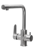 Смеситель для кухни с подключением фильтра  ПСМ-Профсан  STEEL PSM-300-22