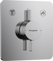 Смеситель для ванны Hansgrohe DuoTurn Q 75414000 хром