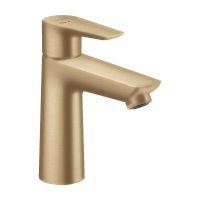 Смеситель для раковины без донного клапана CoolStart Hansgrohe Talis E 71714140 шлифованная бронза