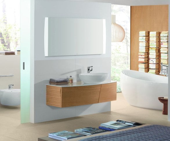 Комплект мебели Villeroy&Boch Aveo New Generation, чистый дуб A845GFGG+413260R2+A39810GF