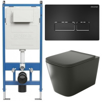 Комплект унитаза с инсталляцией Grossman Pragma 97.4441BMS.03.210 с клавишей смыва
