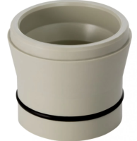 Конус переливного патрубка Geberit с уплотнительным кольцом: d=50мм, d1=46мм, Cерый RAL 7032 352.333.08.1