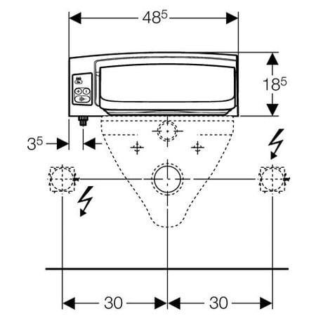 Крышка-биде Geberit AquaClean 146.110.11.1