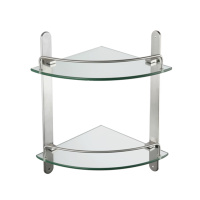 Полка стеклянная двойная Melana MLN-SY3005