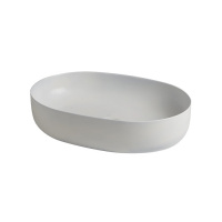 Раковина накладная (55х35) Kerasan Nolita 534601 белый глянец