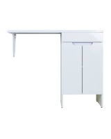 Тумба напольная с правой раковиной 110 см под стиральную машину Orange Sistema STD-110TUW+RAR белый