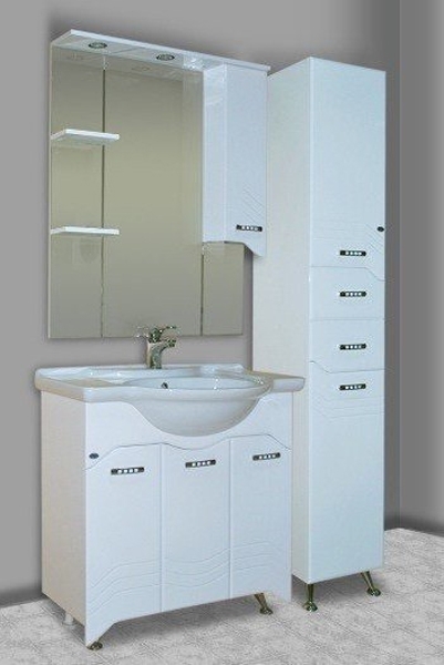 Зеркало-шкаф (82,5х100,1) Bellezza Дрея 4611314001018