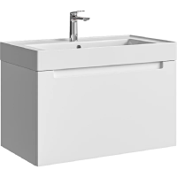 Тумба без раковины 80 см Aqwella Vancouver VAN01081 белый матовый