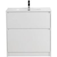 Тумба под раковину BelBagno Kraft 80 KRAFT39-800/390-2C-PIA-BO Bianco Opaco