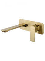 Смеситель для раковины встраиваемый WONZON & WOGHAND DIAMOND, брашированное золото WW-88869011- BG Смеситель для раковины встраиваемый WONZON & WOGHAND DIAMOND, брашированное золото WW-88869011- BG