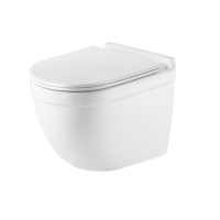 Унитаз подвесной безободковый Grossman  GR-4483SQ с сиденьем микролифт