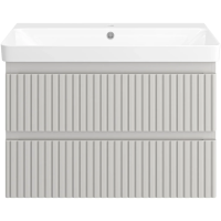 Тумба под раковину 80 Brevita Victory VIC-09080-0302Я без раковины, серый кашемир