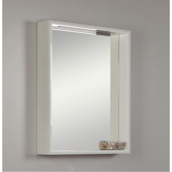 Зеркальный шкаф Акватон Фабиа 80 У (выбеленное дерево) 1A172502FBB50