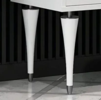 Ножки для мебели Opadiris Ибица 00-00003608 белый/хром