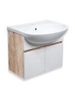 Тумба под раковину Runo Лада 60 подвесная крафтовый  (00-00001371)