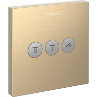 Запорно-переключающее устройство Hansgrohe ShowerSelect 15764140, бронза