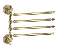 Держатель для полотенец поворотный 4-ой Savol 58b S-005804B