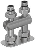 Модуль Сунержа прямой EU50 (2 х НР G 1/2" / 2 х НГ G 3/4") 071-1537-1234