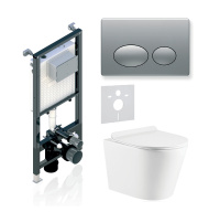 Комплект 3в1 Koller Pool Alcora ST 1200+ROUND Matt Chrome+ORION