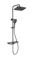 Душевая система с термостатом WONZON & WOGHAND ThermoKlick, темный графит WW-B3098-A-BGG