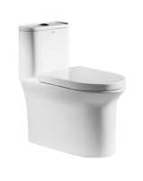 Унитаз напольный безободковый Arrow AB1802H без сиденья с бачком