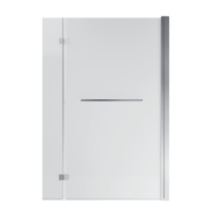 Душевая шторка на ванну (80х140) Grossman GR-108 хром, распашная