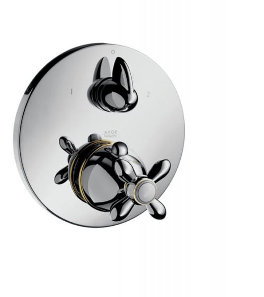 Термостат с запорным/переключающим вентилем AXOR Carlton 17725090
