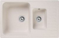 Кухонная мойка GranFest Quartz 21K, 21К белый