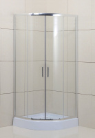 Душевой уголок (90х90) BelBagno UNO-R-2-90-C-Cr