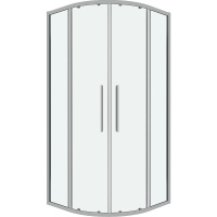 Душевой уголок (100х100) Grossman Cosmo 301.K33.02.1010.10.00