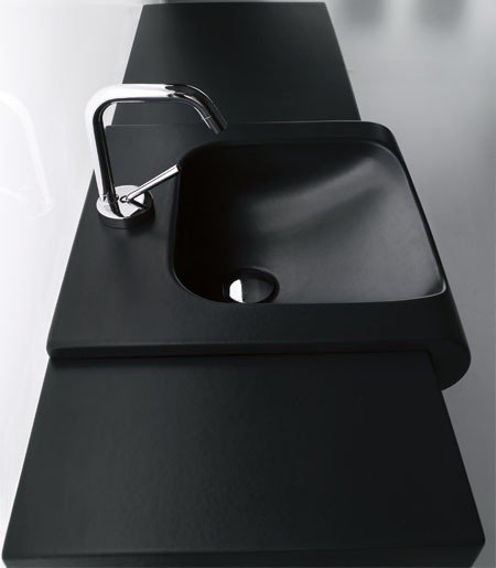 Раковина встраиваемая сверху (60х40) Kerasan Inka Project 341101*1