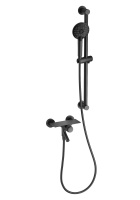 Смеситель для ванны с душевым гарнитуром WONZON & WOGHAND CLICK, темный графит WW- FE05L222-BGG Смеситель для ванны с душевым гарнитуром WONZON & WOGHAND CLICK, темный графит WW- FE05L222-BGG