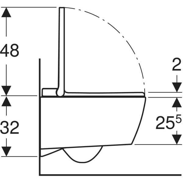 Унитаз-биде подвесной Geberit AquaClean Sela 146.220.21.1