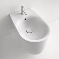 Биде подвесное Kerasan Nolita 532530 белый матовый